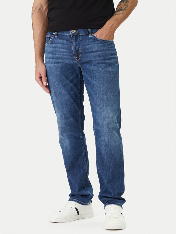Guess Jeansy M6GAN2 D0755 Niebieski Slim Fit
