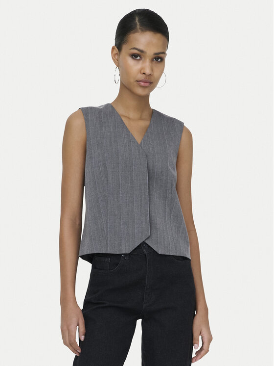 ONLY Kamizelka garniturowa Jackie 15364317 Szary Regular Fit