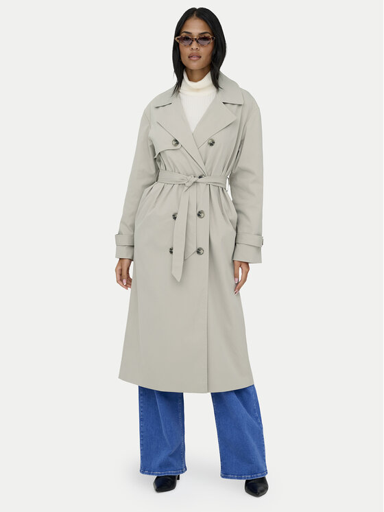 ONLY Trencz Disa 15361536 Beżowy Regular Fit