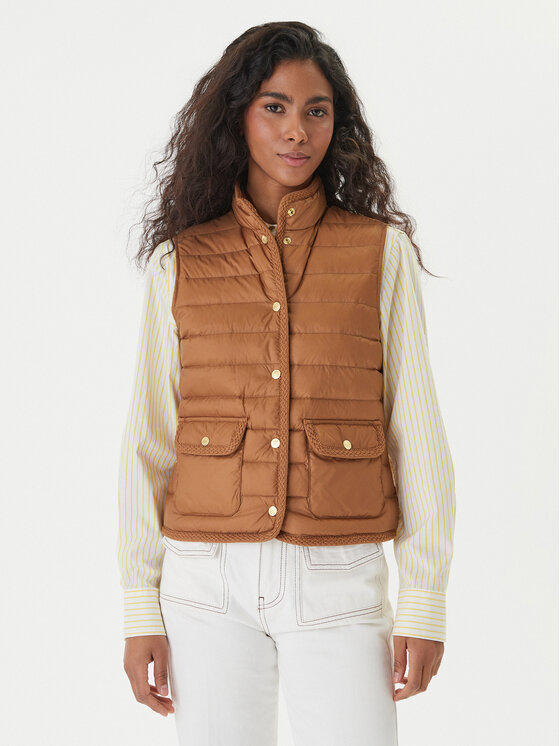 Tommy Hilfiger Bezrękawnik WW0WW49661 Brązowy Regular Fit