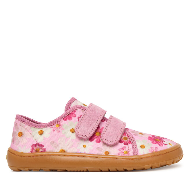 Kapcie Froddo Barefoot Canvas G1700440-9 D Różowy