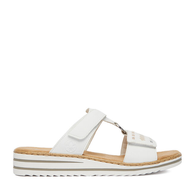Klapki Rieker CEO-V0636-80 Biały