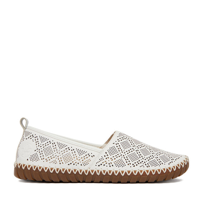 Półbuty Rieker CEO-M2851-80 Biały