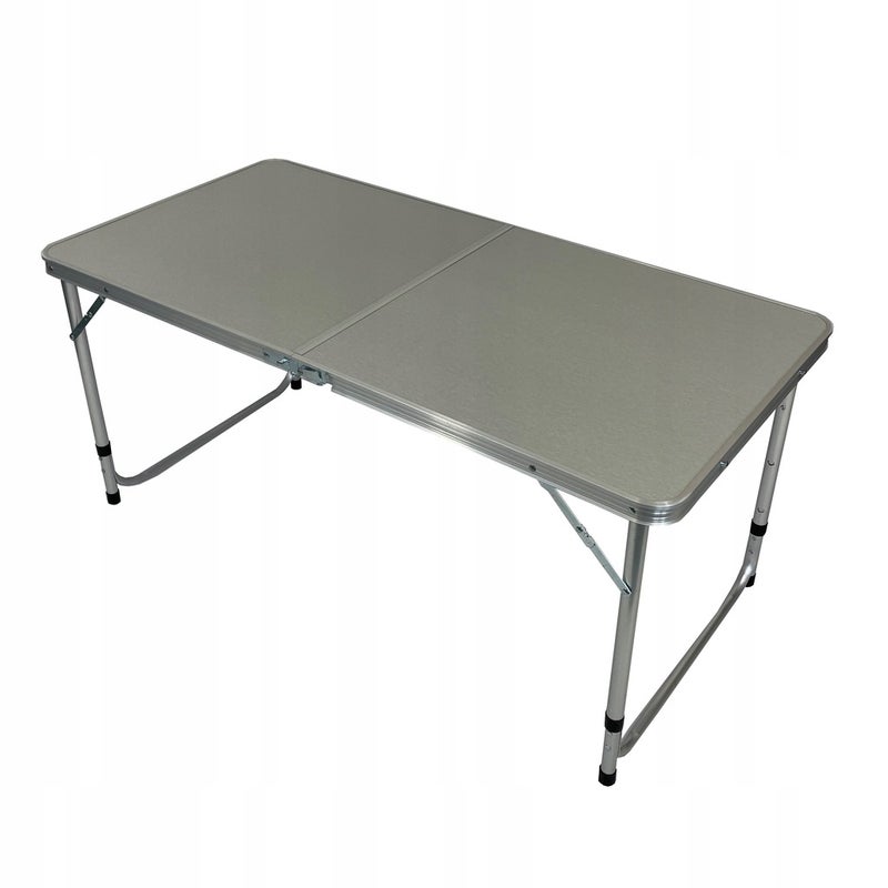 Stół kempingowy składany aluminiowy turystyczny SC1002 szary