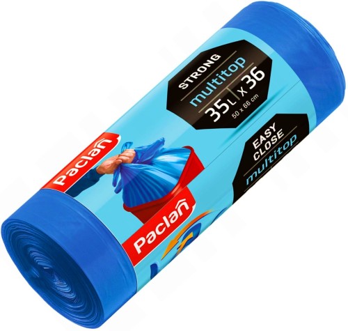 Paclan Worki na śmieci MULTITOP 35l 36 sztuk w rolce