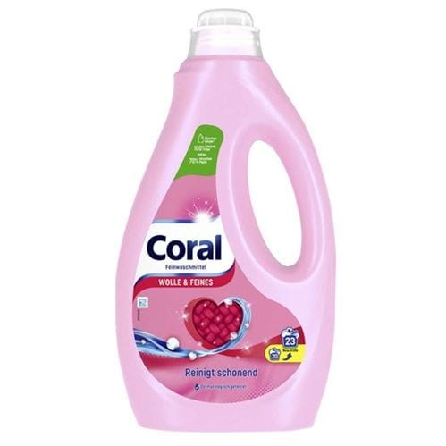 Coral Sensitive żel do prania 1,15 L 23 prań do skóry wrażliwej i niemowląt