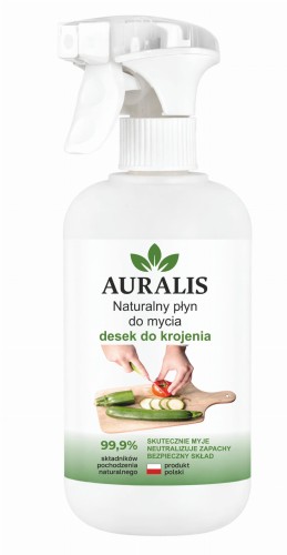 Auralis płyn do mycia desek do krojenia 500ml neutralizuje zapachy naturalny