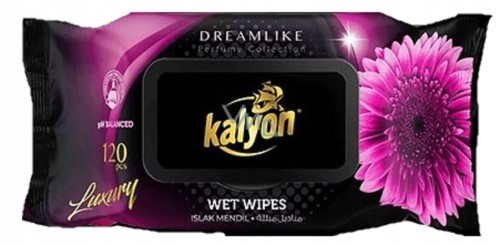 Kalyon chusteczki nawilżane perfumowane Dreamlike 120 szt miękkie delikatne do codziennego użycia