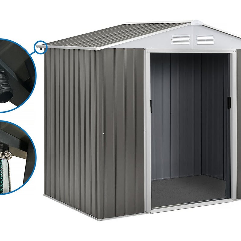 Metalowa szopa ogrodowa 