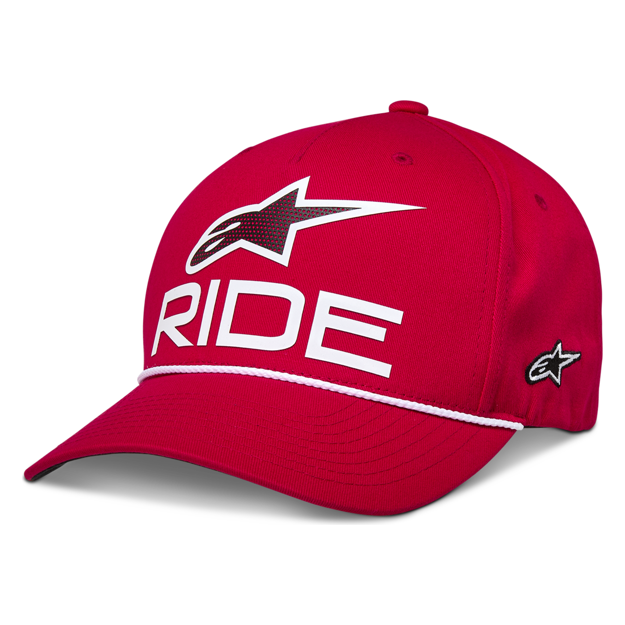 Czapka Snapback Alpinestars Ride Comp Czerwony/Złamany Biały/CzarnyOnesize