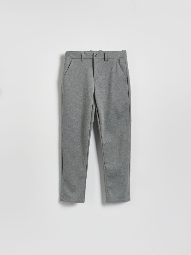 Reserved - Eleganckie spodnie - jasnoszary