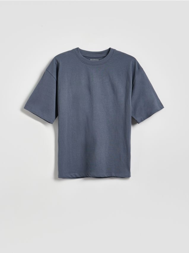 Reserved - Bawełniany t-shirt - beżowy