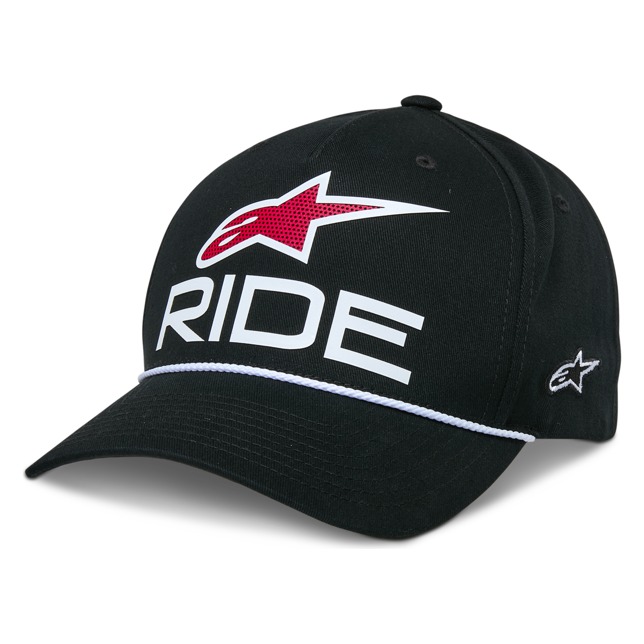 Czapka Snapback Alpinestars Ride Comp Czarny/Złamany Biały/CzerwonyOnesize