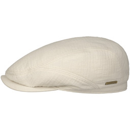 Kaszkiet Halverton Cotton Driver by Stetson, kremowobiały, S (54-55 cm)