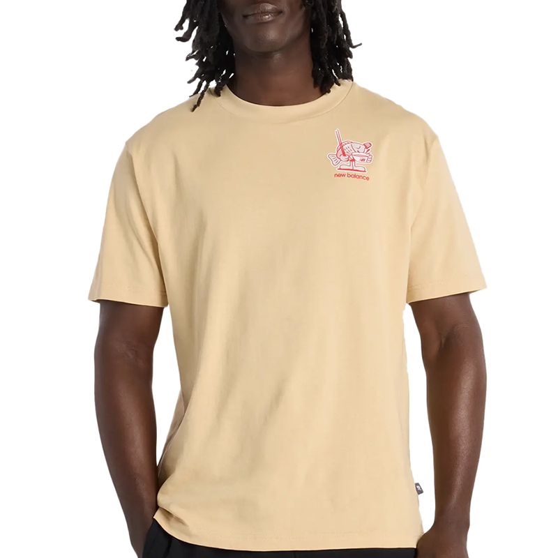 Koszulka męska New Balance MT61H51DABC - żółta