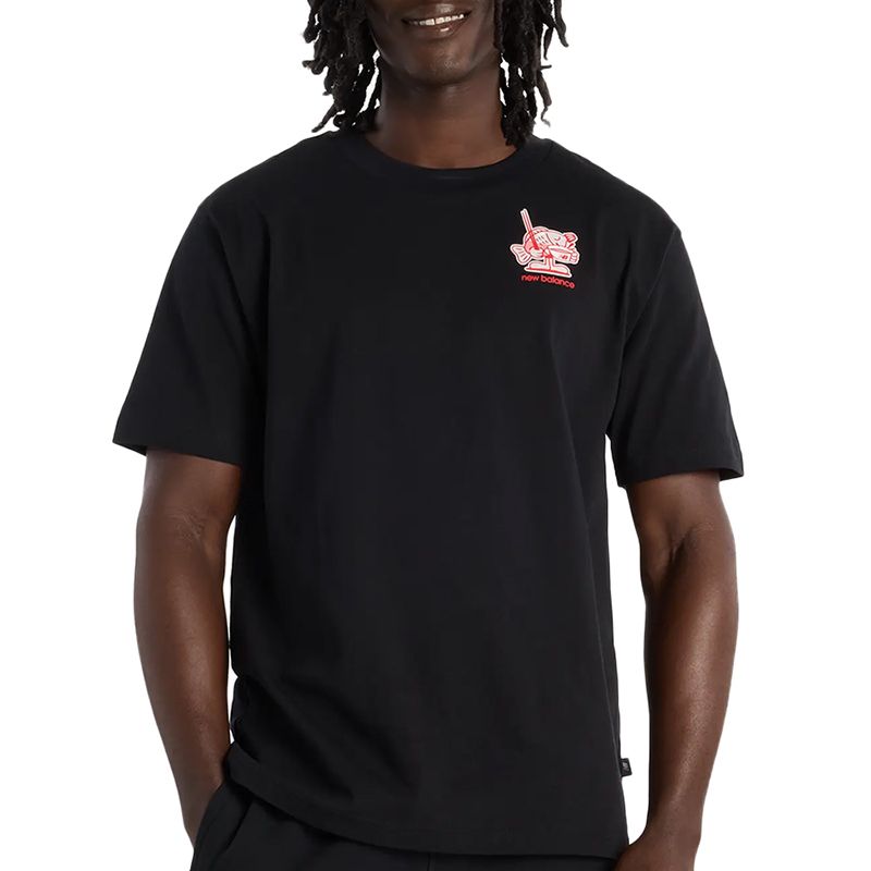 Koszulka męska New Balance MT61H51DBK - czarna