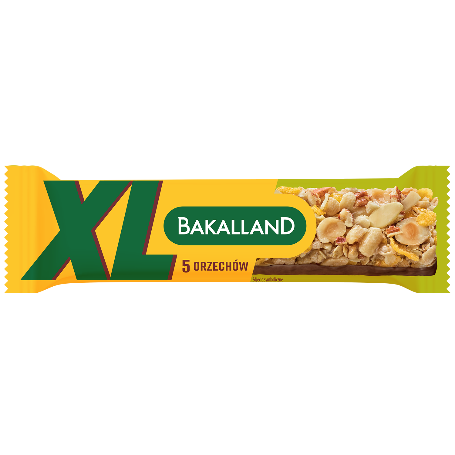 Bakalland Baton zbożowy XL, 5 orzechów, 55 g