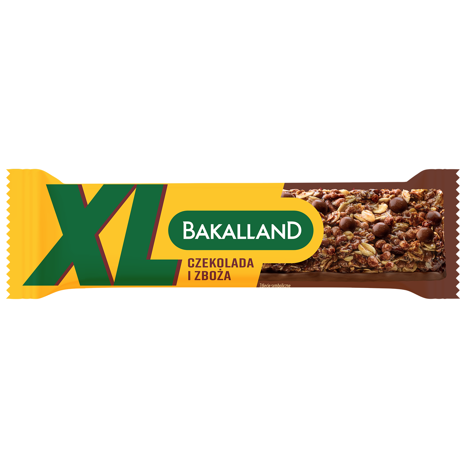 Bakalland Baton zbożowy XL, czekolada i zboża, 55 g