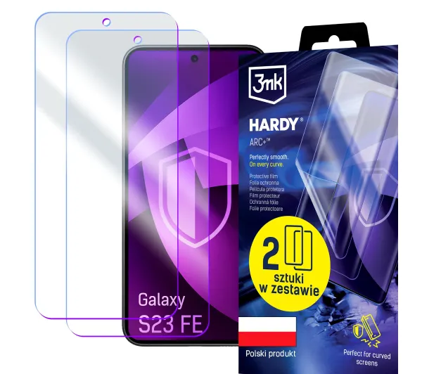 3mk Hardy ARC+ do Galaxy S23 FE 2 sztuki