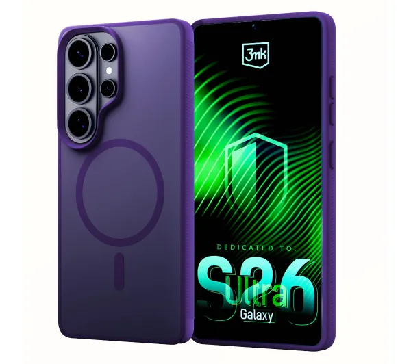 3mk Hardy Hazy MagCase do Galaxy S26 Ultra Fioletowy