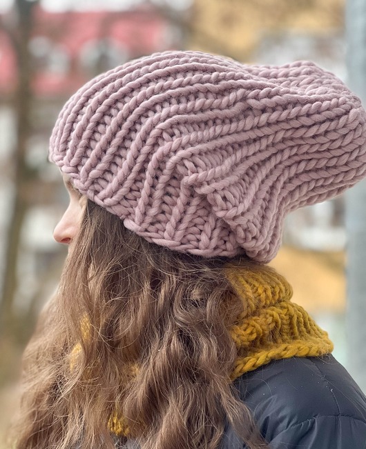 Zimowa czapka z wełny peruwiańskiej i alpaki Lumi stonowany róż