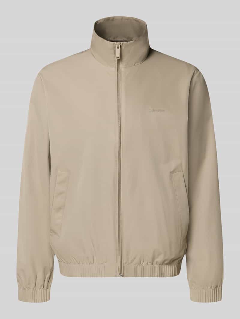 Kurtka ze stójką i zamkiem błyskawicznym