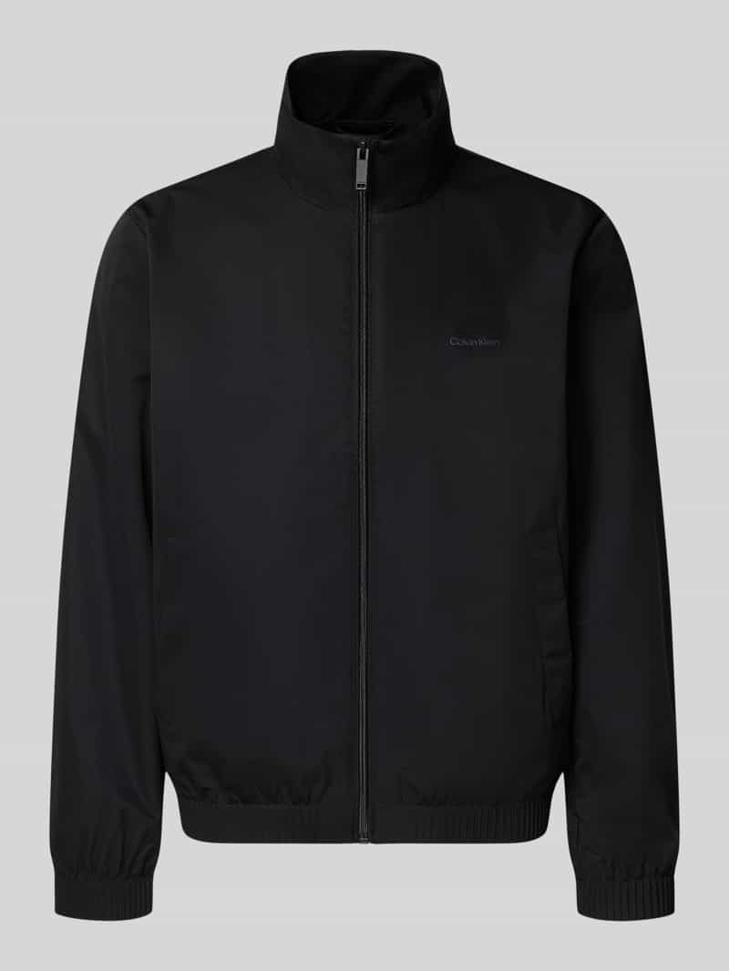 Kurtka ze stójką i zamkiem błyskawicznym