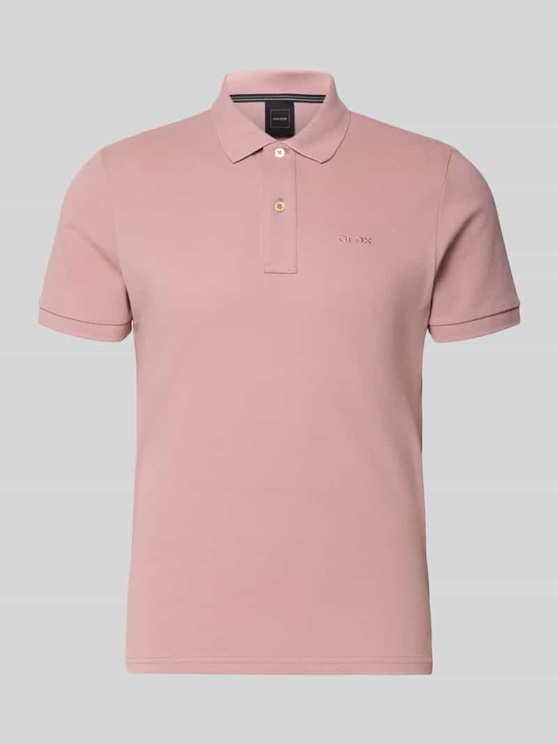 koszulka polo o kroju slim fit z wyhaftowanym logo