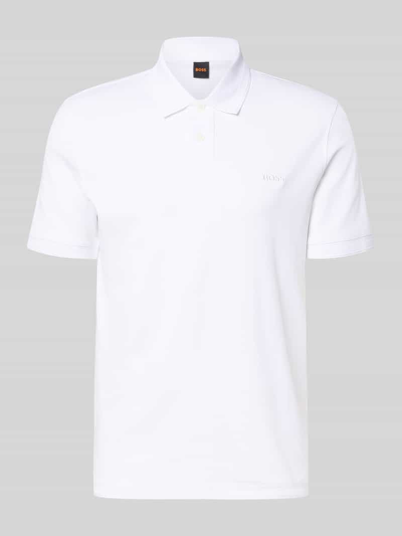 Koszulka polo o kroju regular fit z czystej bawełny model 'INTERLOCK'