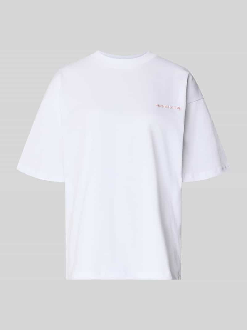 t-shirt o kroju relaxed fit z wyhaftowanym logo