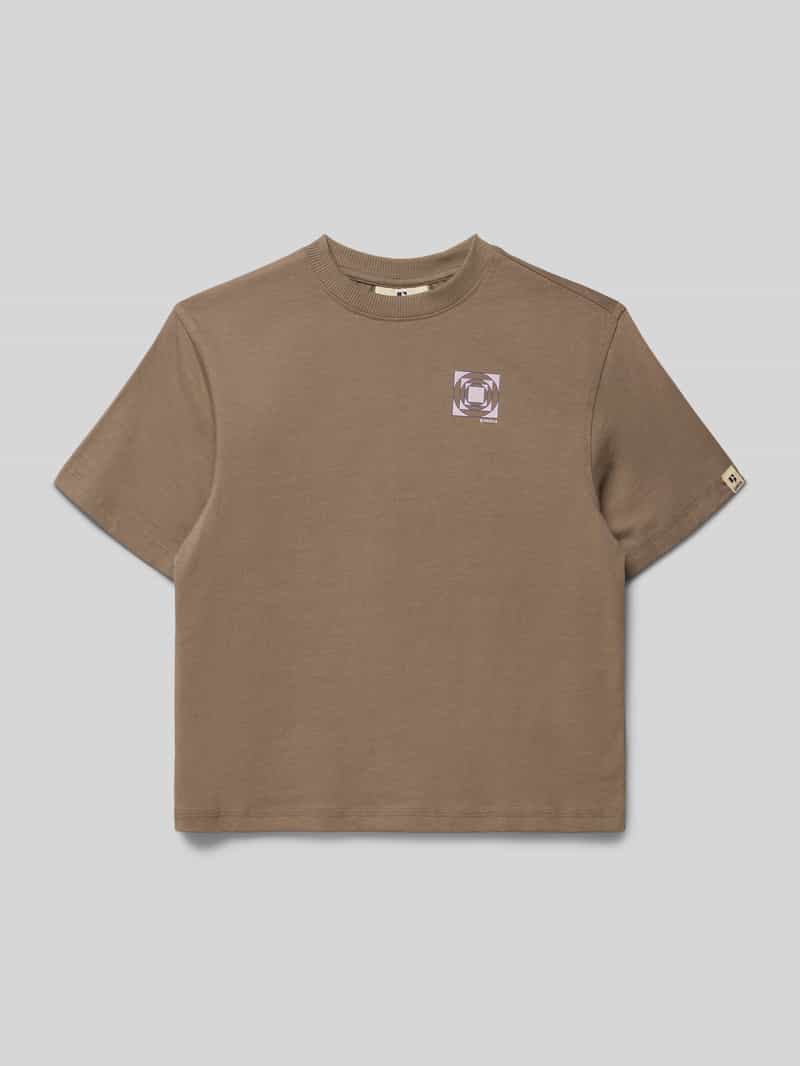 t-shirt o kroju relaxed fit z nadrukiem z logo