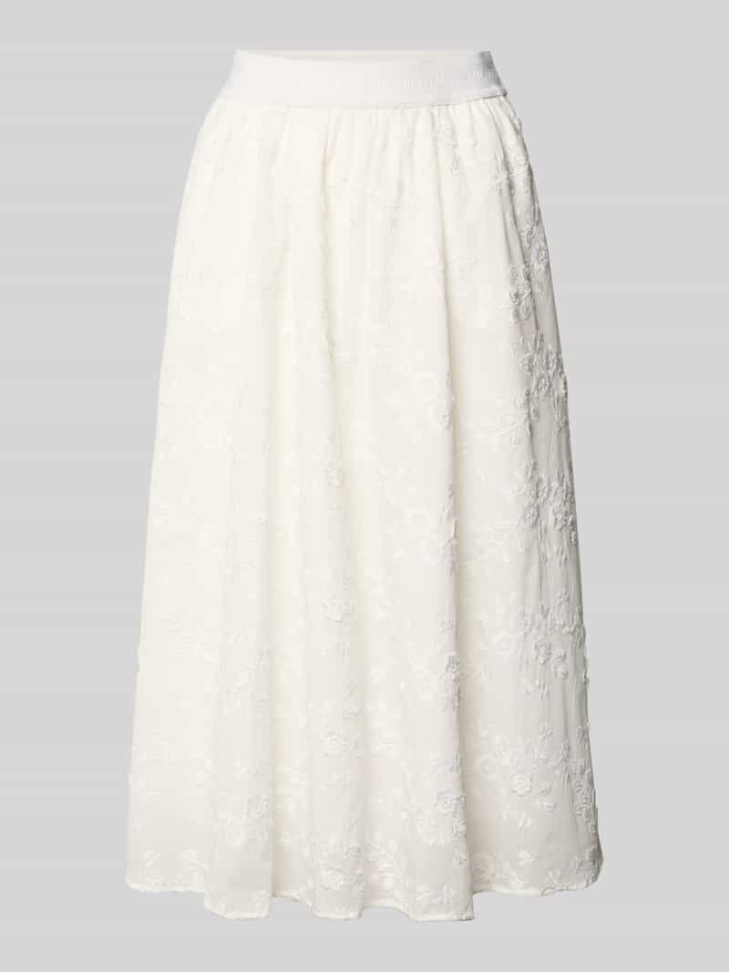 spódnica midi z haftami