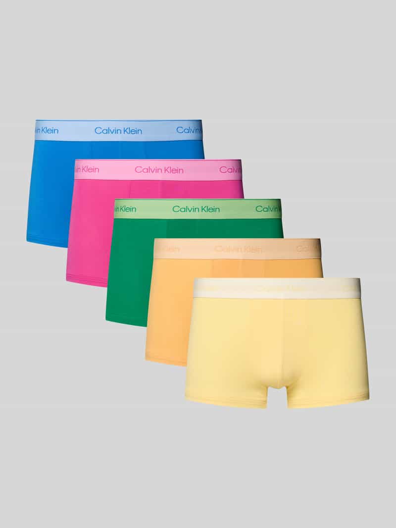 Obcisłe bokserki w zestawie 5 szt. z elastycznym paskiem z logo