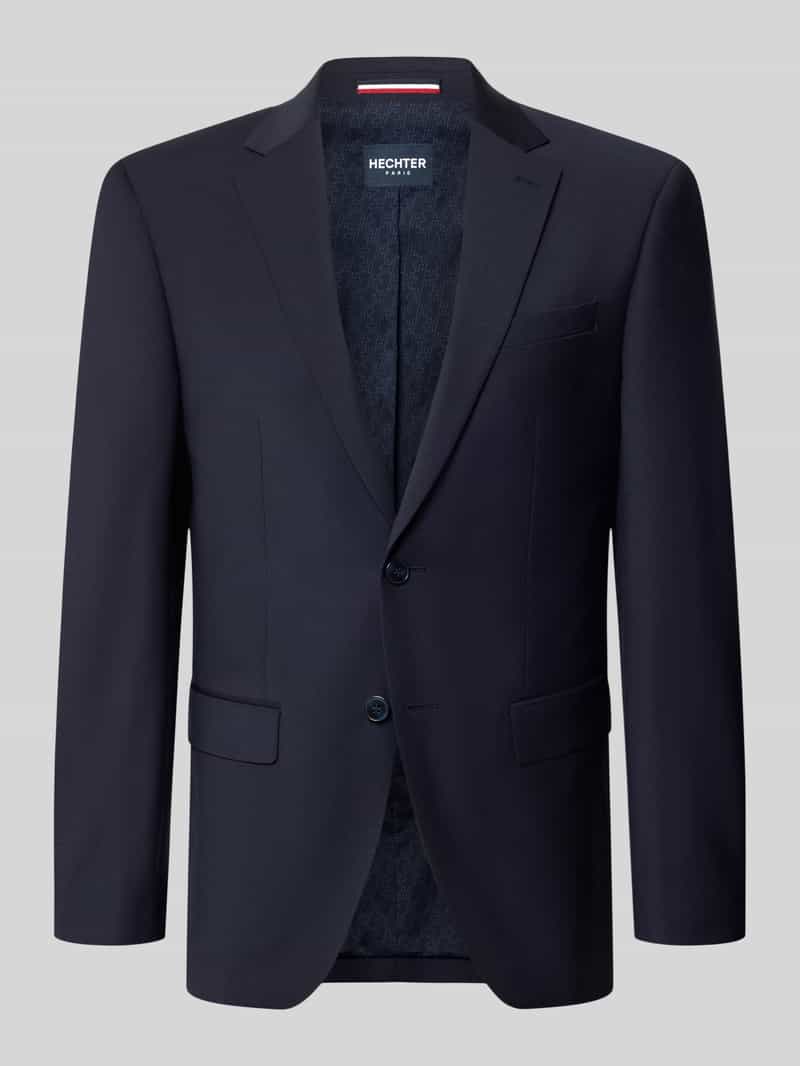 marynarka na 2 guziki o kroju slim fit z kieszeniami z patką