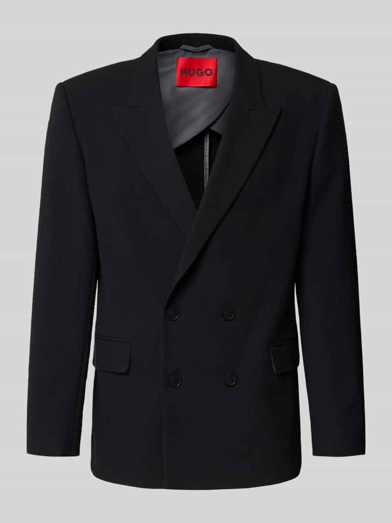 Marynarka garniturowa o kroju slim fit z mieszanki bawełny model 'HENRY'