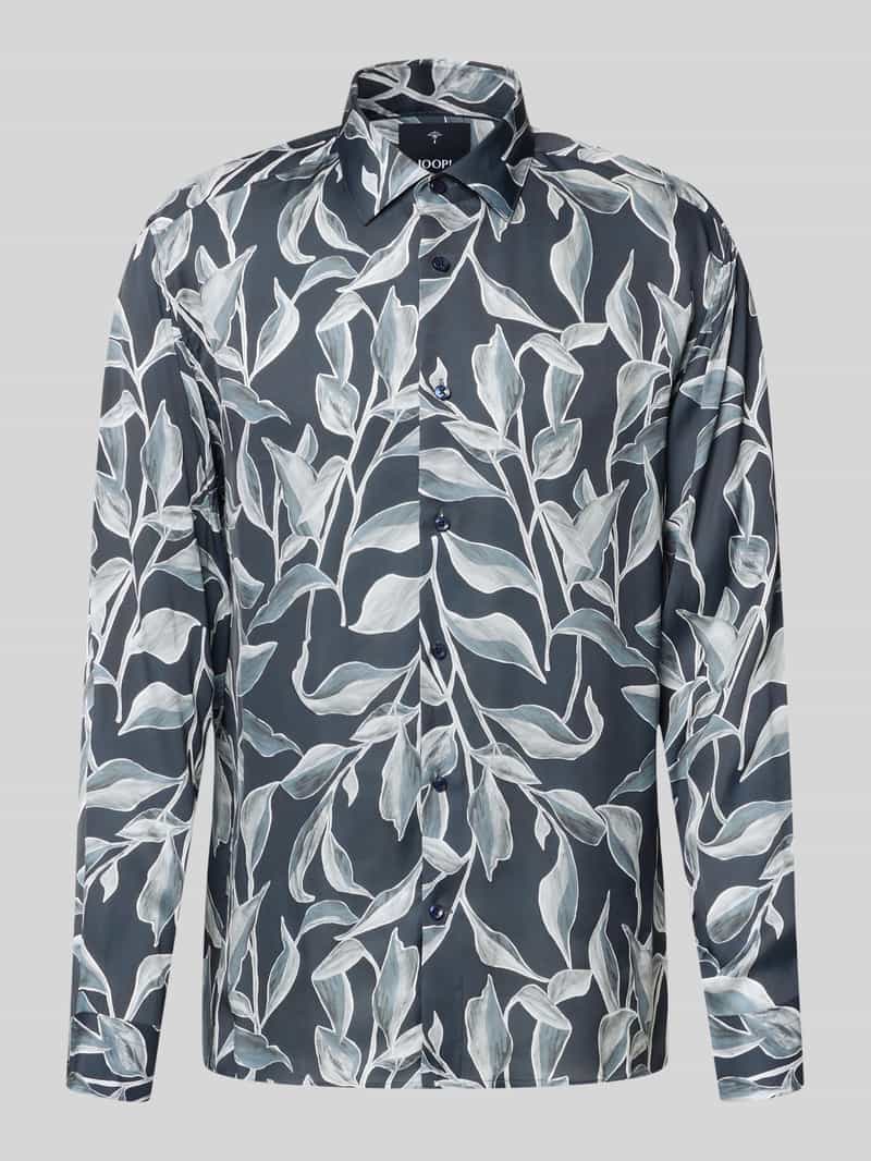 Koszula o kroju loose fit biznes z wiskozy model 'Matty'