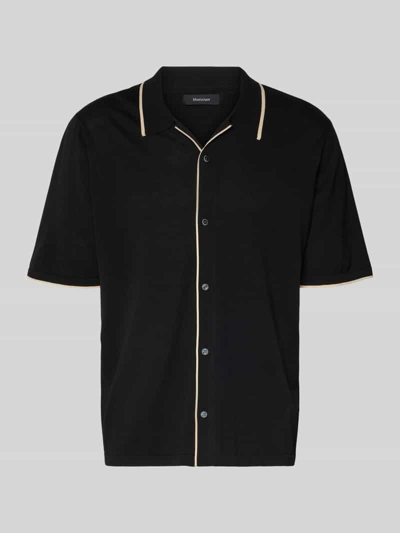 Koszula casual o kroju regular fit w dzianinowym wyglądzie model 'Apolo'