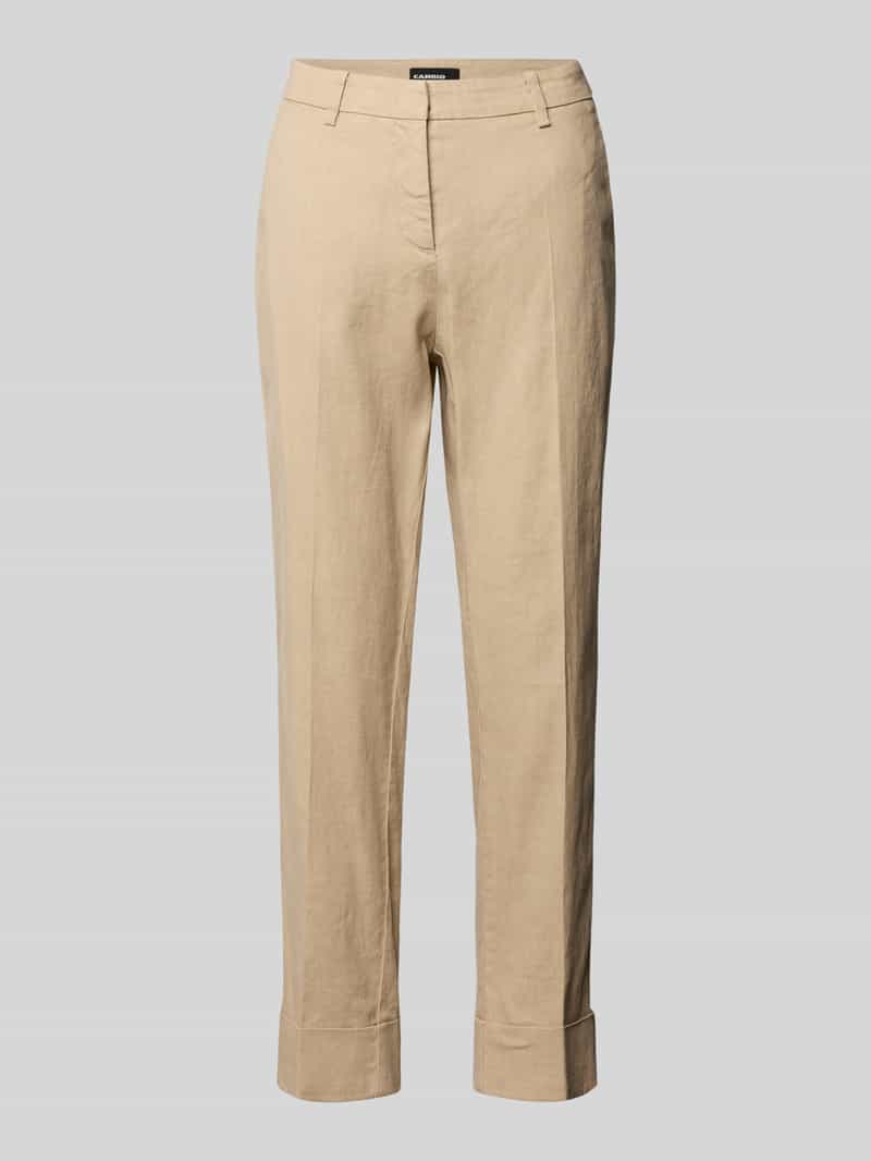 Lniane spodnie z dodatkiem bawełny