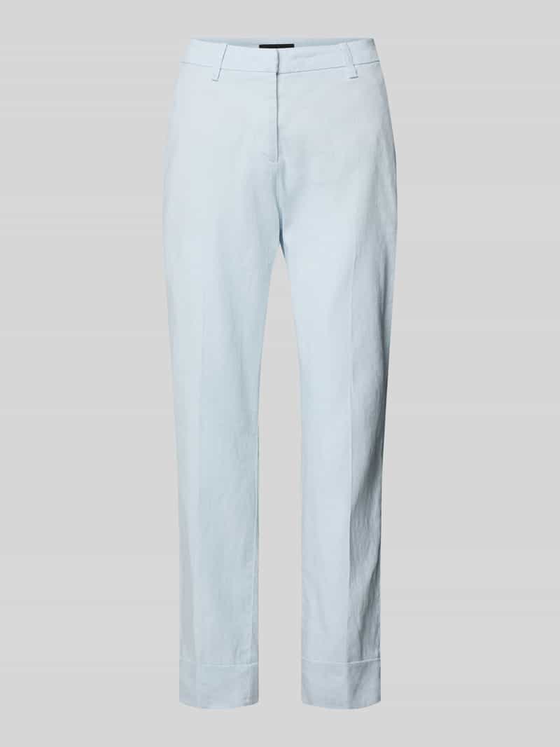 Lniane spodnie z dodatkiem bawełny