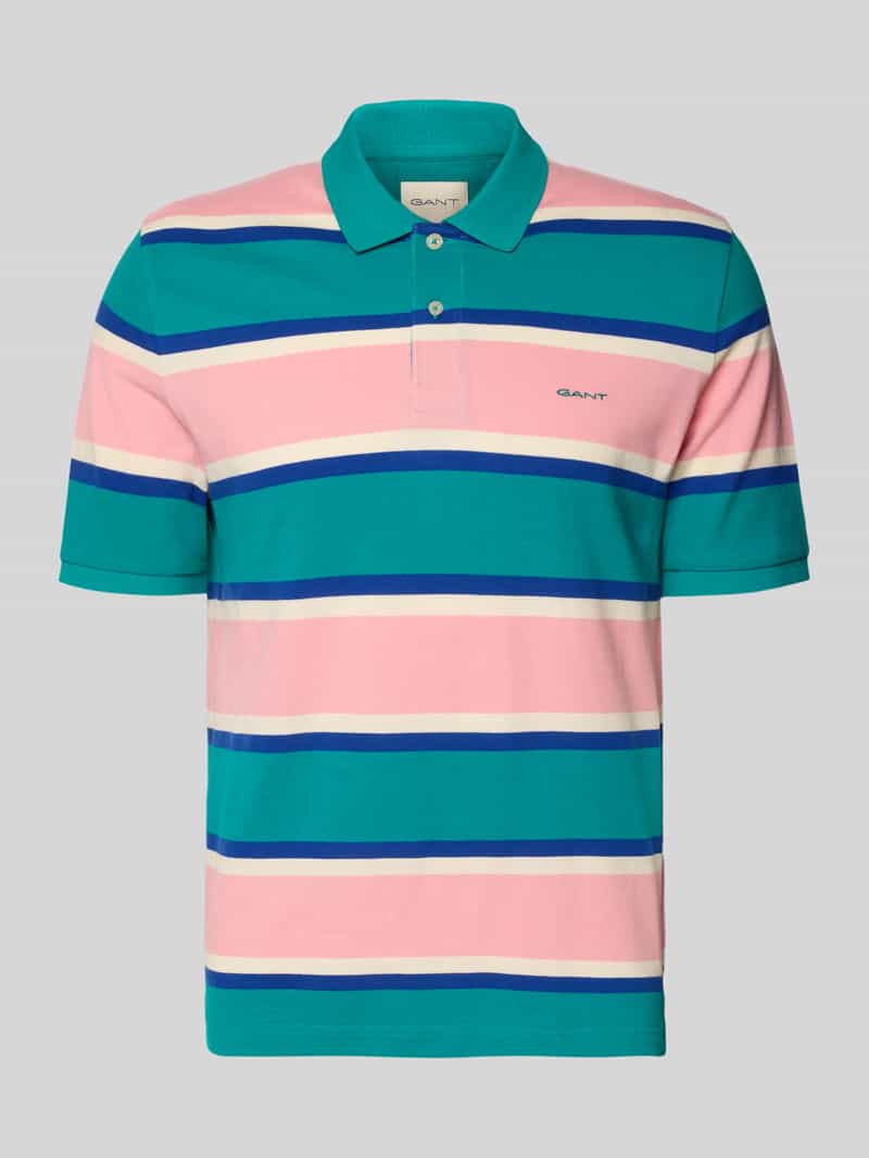 koszulka polo o kroju slim fit z wyhaftowanym logo