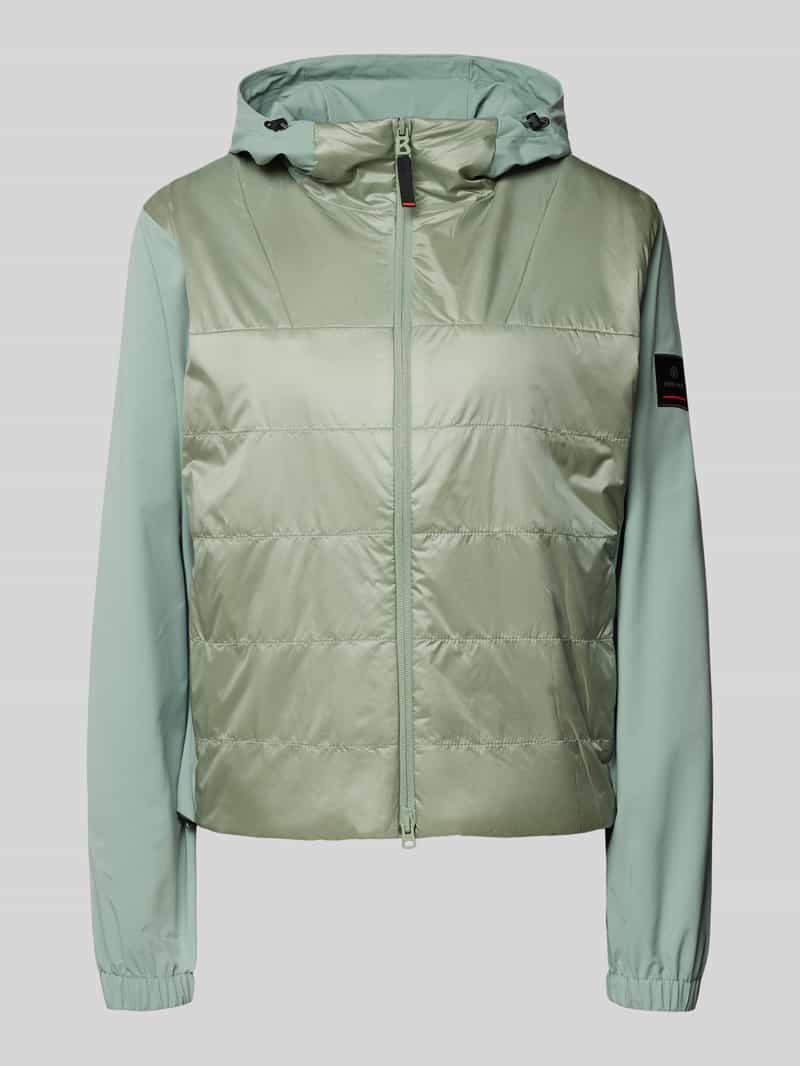 Kurtka pikowana z zamkiem błyskawicznym dwustronnym model 'MARTA'