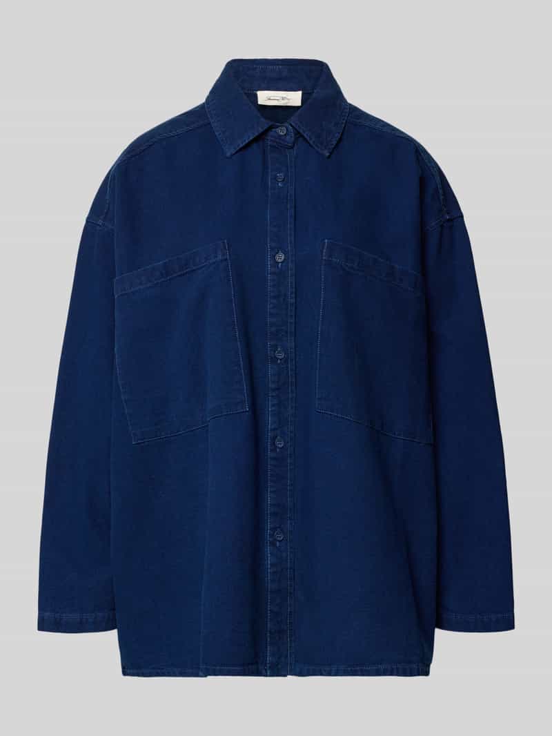 Kurtka jeansowa o kroju oversized z czystej bawełny model 'COMOW'