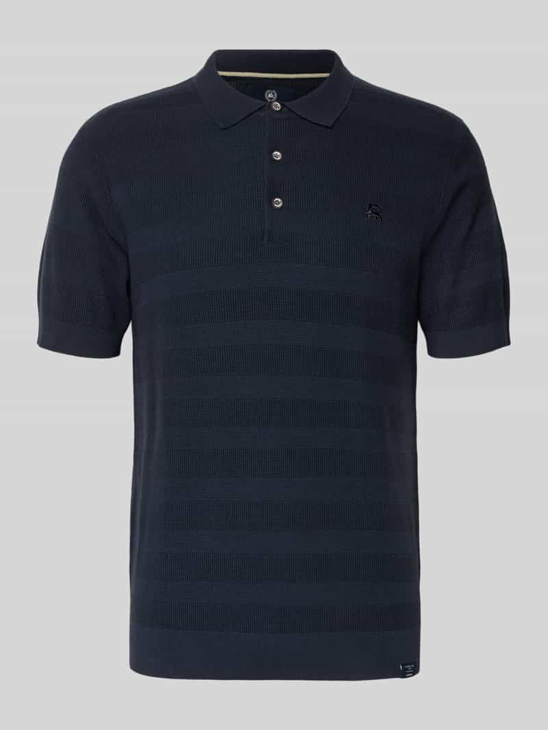koszulka polo o kroju slim fit z wyhaftowanym logo