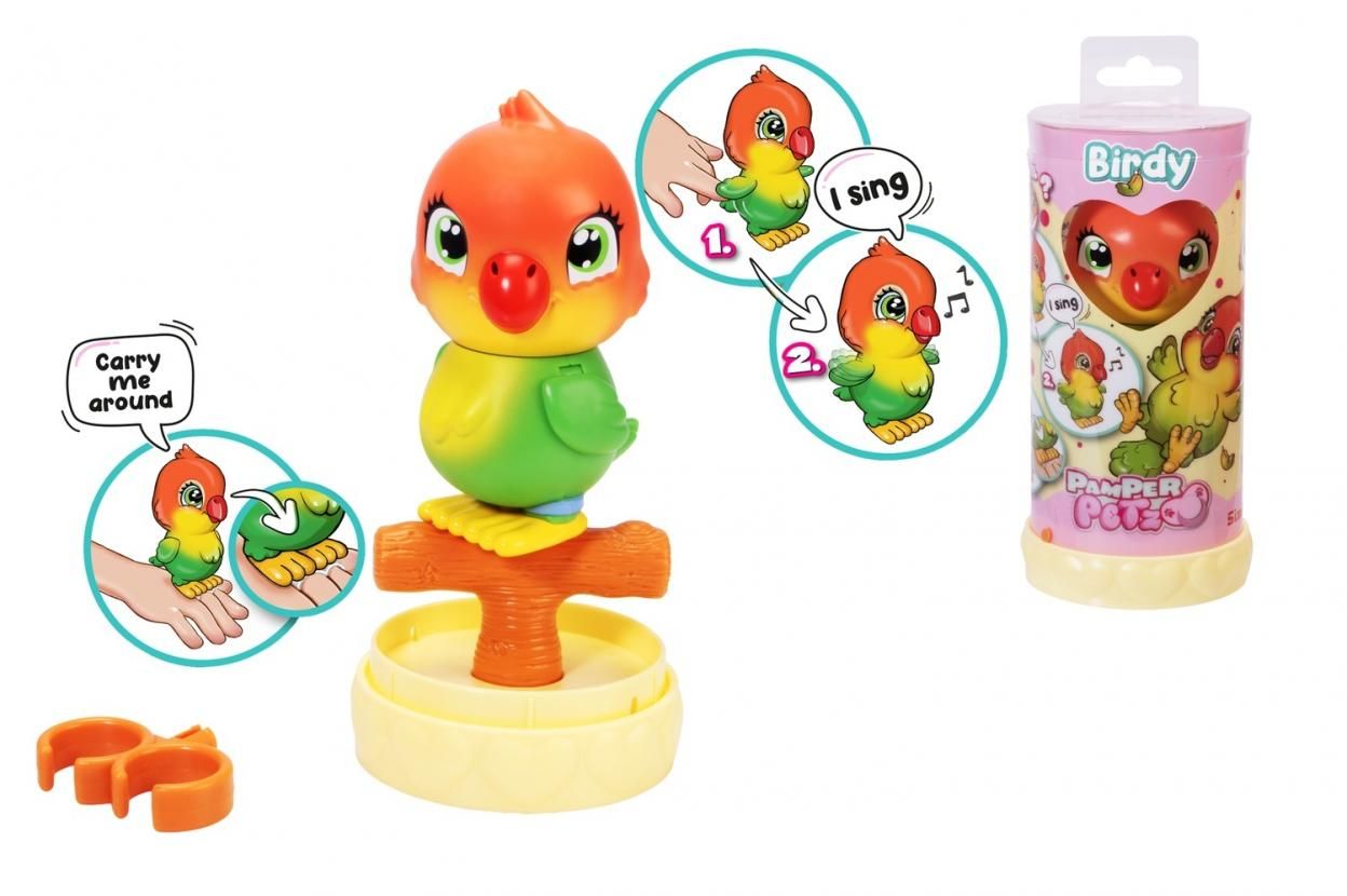Pamper Petz mini papuga 595-0168 - figurka