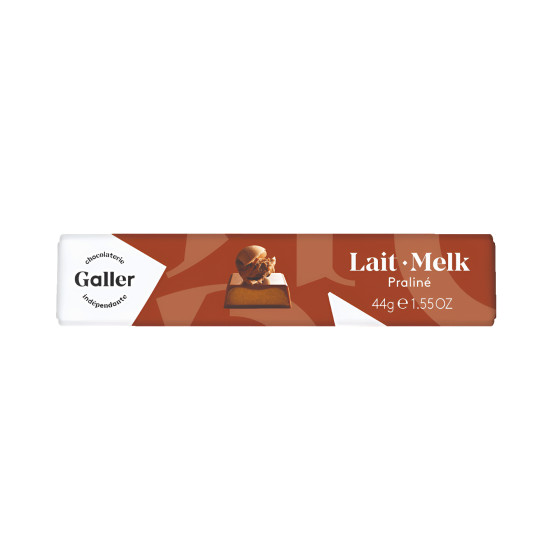 Batonik czekoladowy Galler Milk Praliné, 44 g