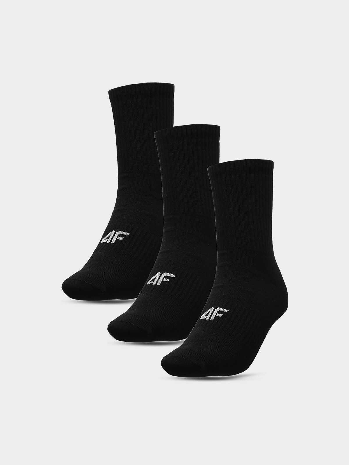 4F Skarpetki długie (3-pack) damskie - czarne 39-42