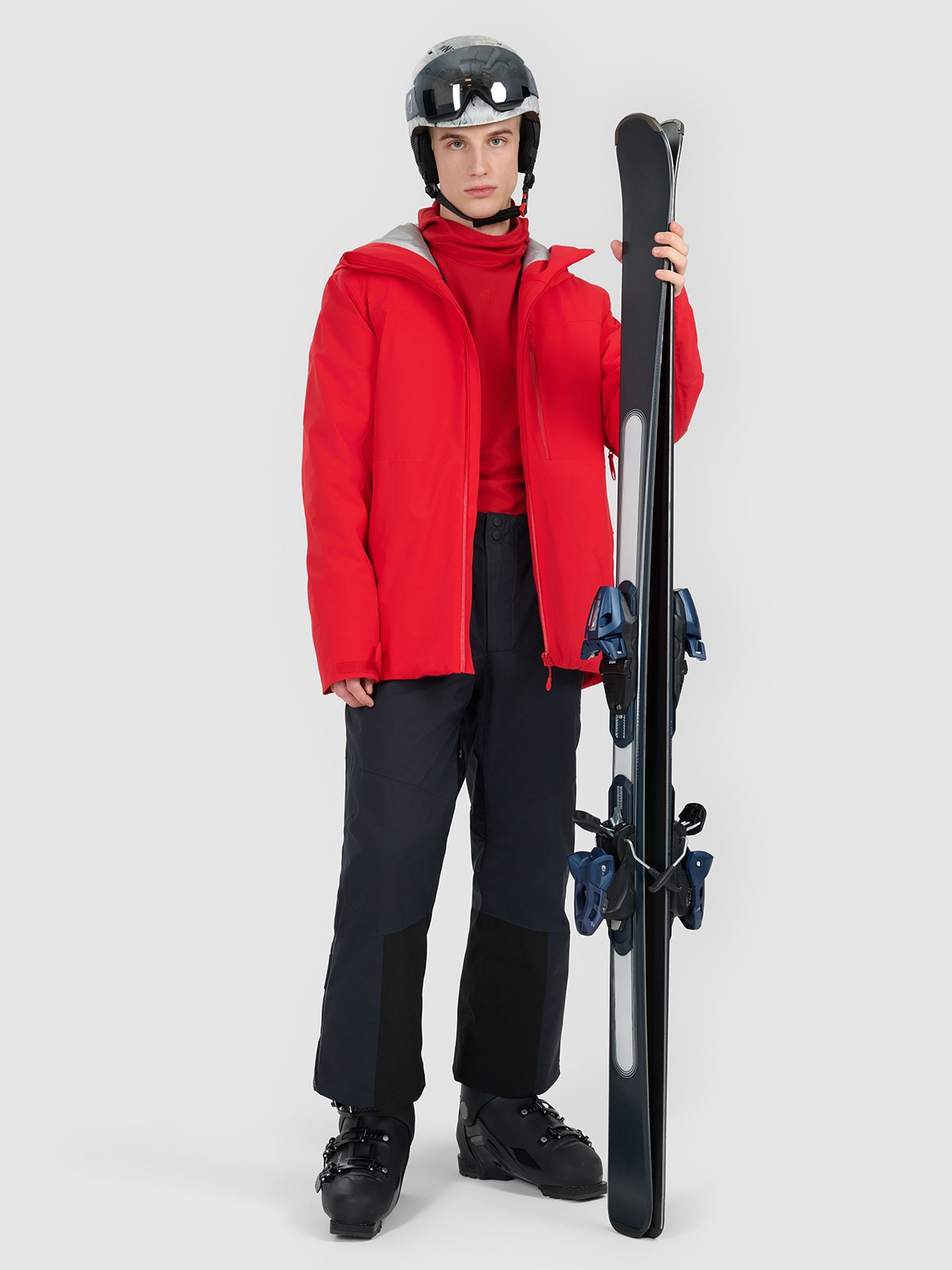 4F Kurtka narciarska membrana 15000 męska - czerwona XL