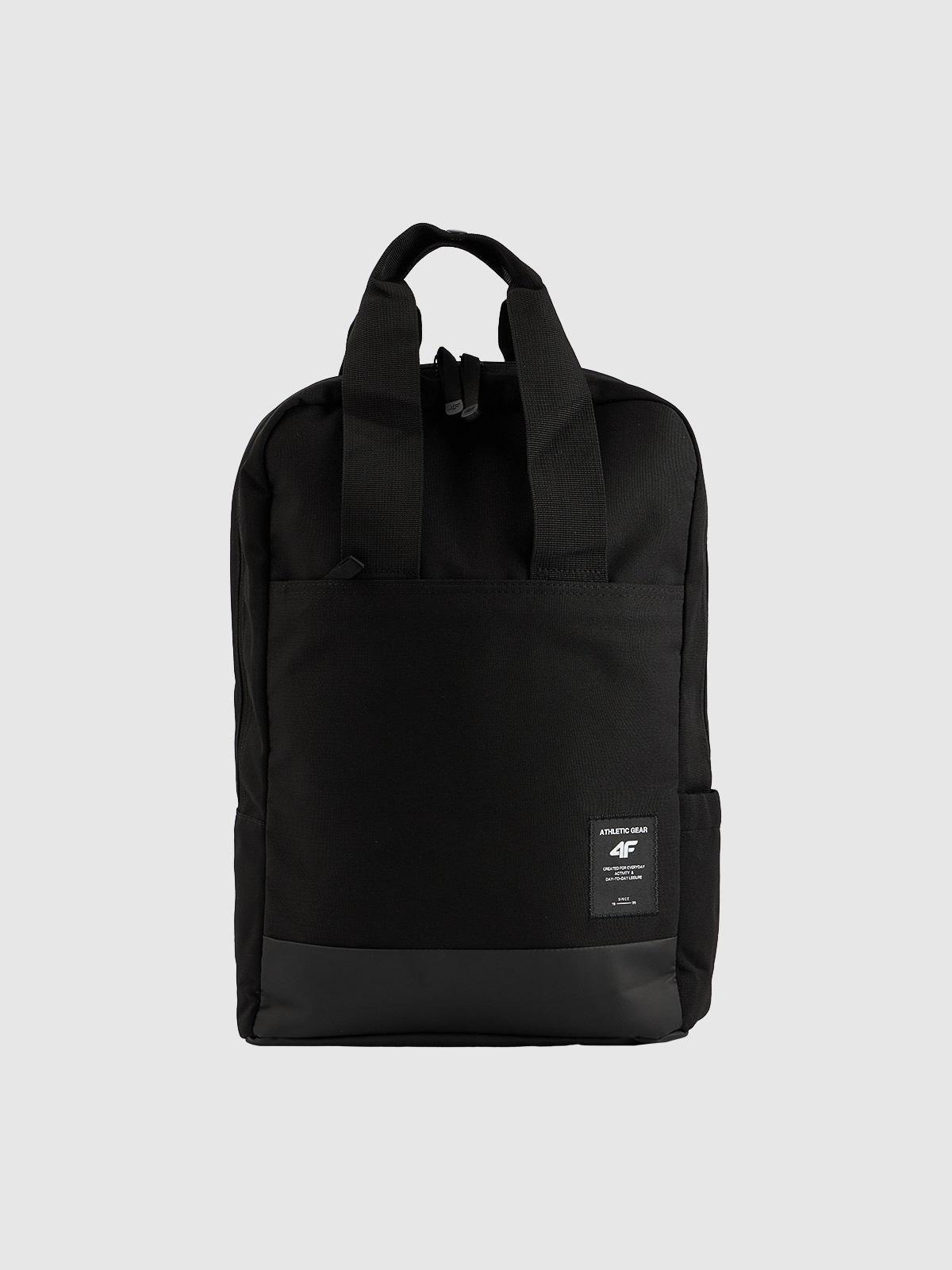 4F Plecak miejski (15 L) z kieszenią na laptop - czarny Uniwersalny