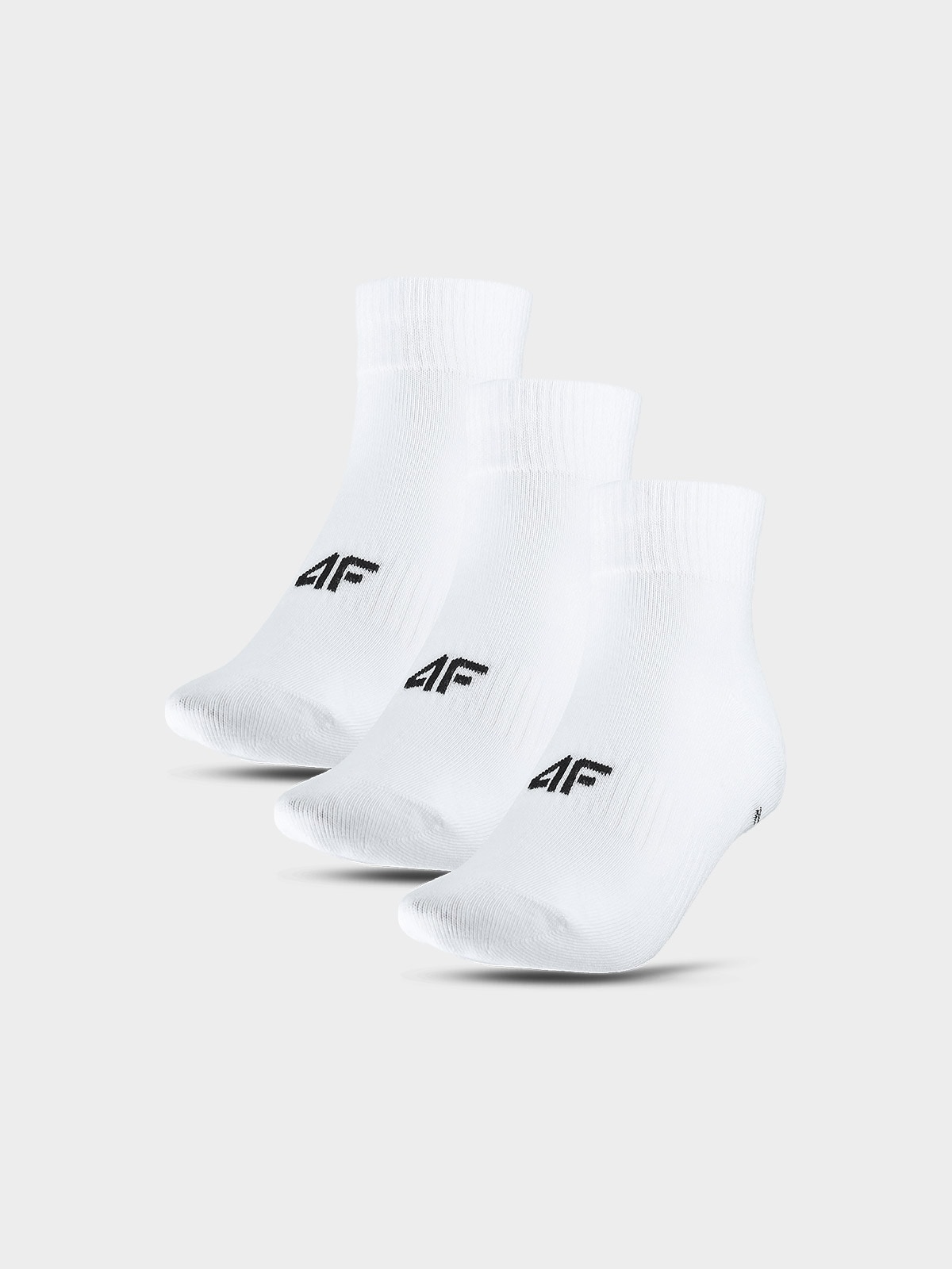 4F Skarpetki krótkie (3-pack) damskie - białe 35-38