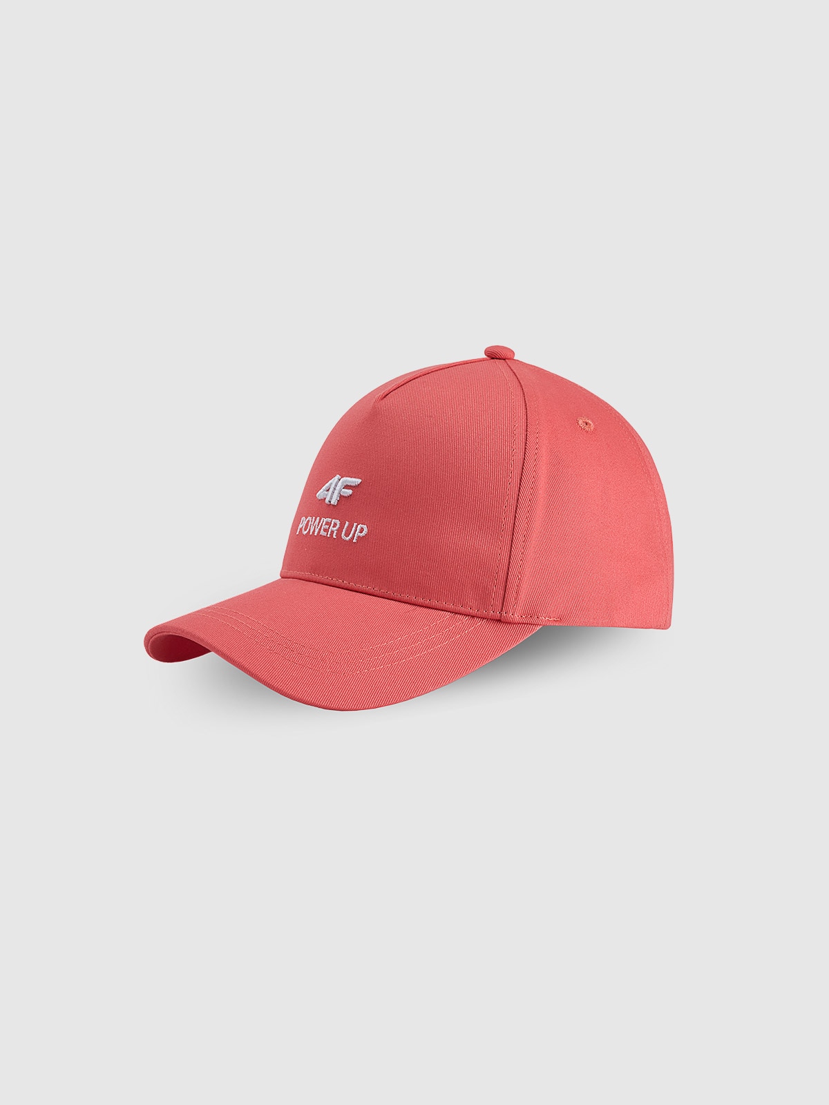 4F Czapka z daszkiem strapback uniseks - różowa S/M